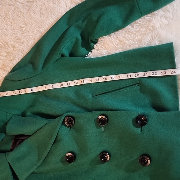 Merona Green Wool Coat - Picture 15 of 16
